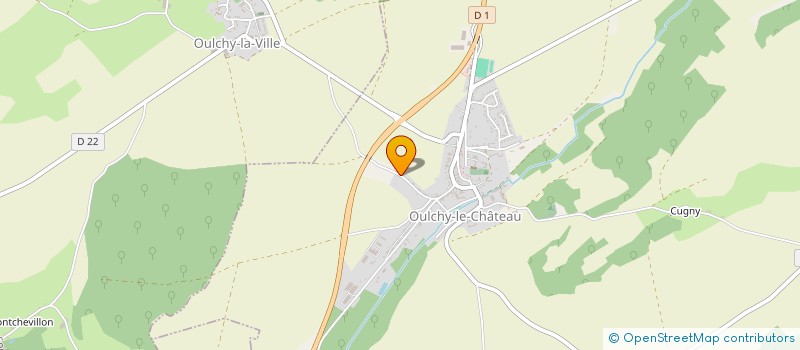 localisation de l'entreprise MADAME MICHELE MAZIER  OULCHY-LE-CHATEAU