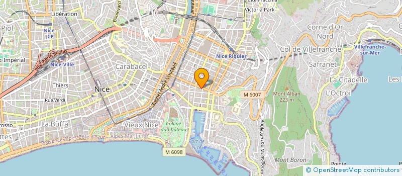 localisation de l'entreprise MADAME MICHELE MESCHINI à NICE