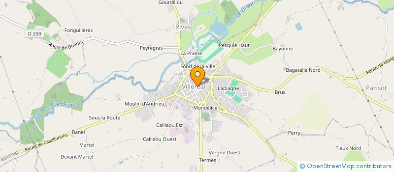 localisation de l'entreprise MADAME MICHELE MESURE à VILLEREAL