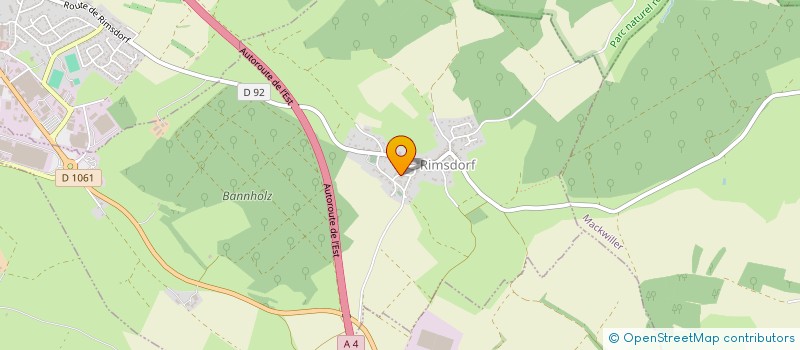 localisation de l'entreprise MADAME MICHELE METZGER  RIMSDORF