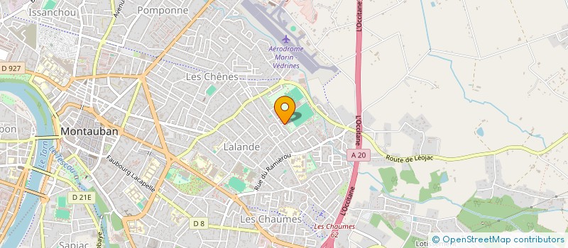 localisation de l'entreprise MADAME MICHELE MEUNIER  MONTAUBAN