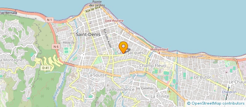 localisation de l'entreprise MADAME MICHELE MILLET à SAINT-DENIS