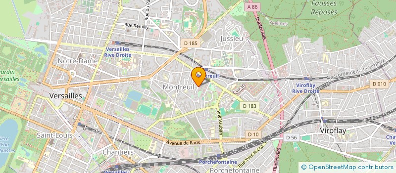 localisation de l'entreprise MADAME MICHELE MIODOWNIK à VERSAILLES