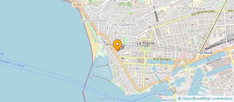 localisation de l'entreprise MADAME MICHELE MOIRON  LE HAVRE