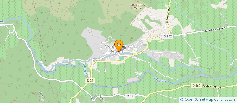 localisation de l'entreprise MADAME MICHELE MOLINARD à COTIGNAC