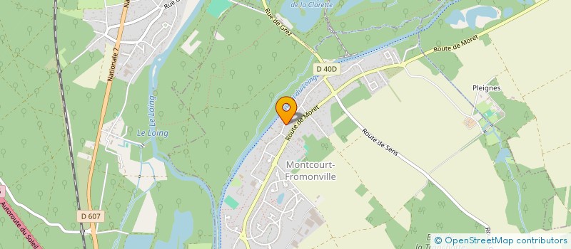 localisation de l'entreprise MADAME MICHELE MONMARCHE  NONVILLE