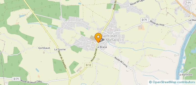 localisation de l'entreprise MADAME MICHELE MONTEIL  SAINT-JEAN-DE-MARSACQ