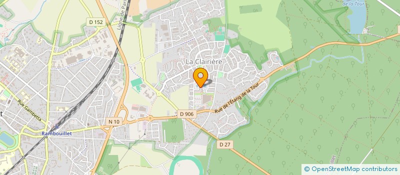 localisation de l'entreprise MADAME MICHELE MONTESINO  RAMBOUILLET