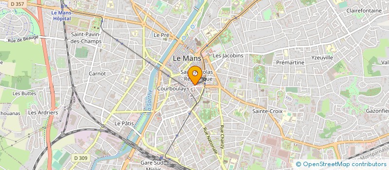 localisation de l'entreprise MADAME MICHELE MORIN  LE MANS