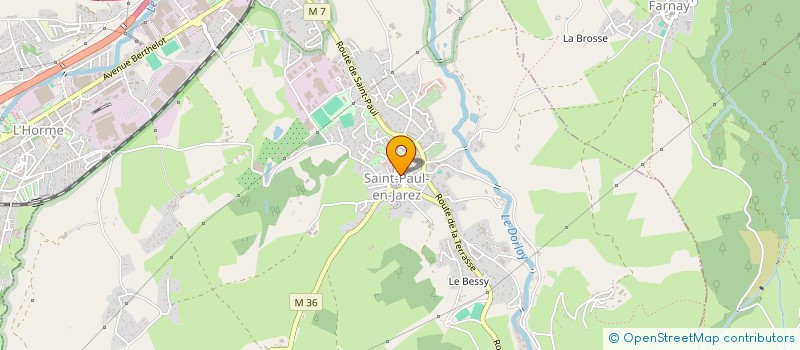 localisation de l'entreprise MADAME MICHELE MOULIN  SAINT-PAUL-EN-JAREZ