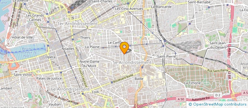 localisation de l'entreprise MADAME MICHELE MOULINES à MARSEILLE