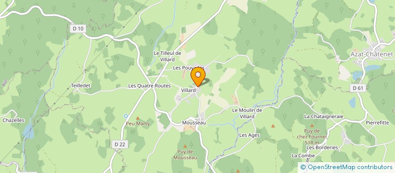 localisation de l'entreprise MADAME MICHELE MOUSSAUD à AUGERES