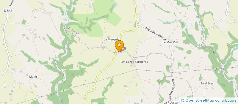 localisation de l'entreprise MADAME MICHELE MOUYSSET  CASTANET