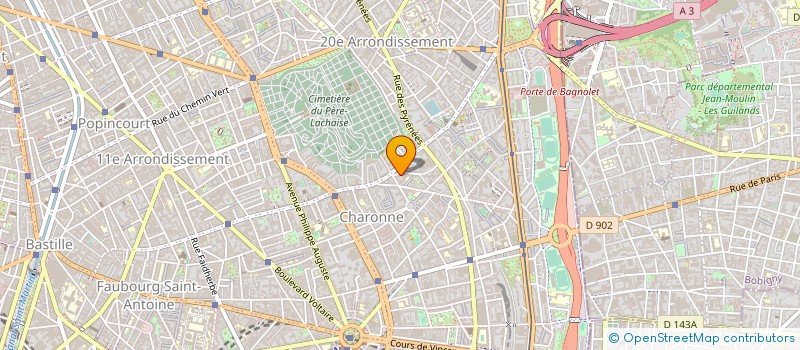 localisation de l'entreprise MADAME MICHELE MUSCAT  PARIS