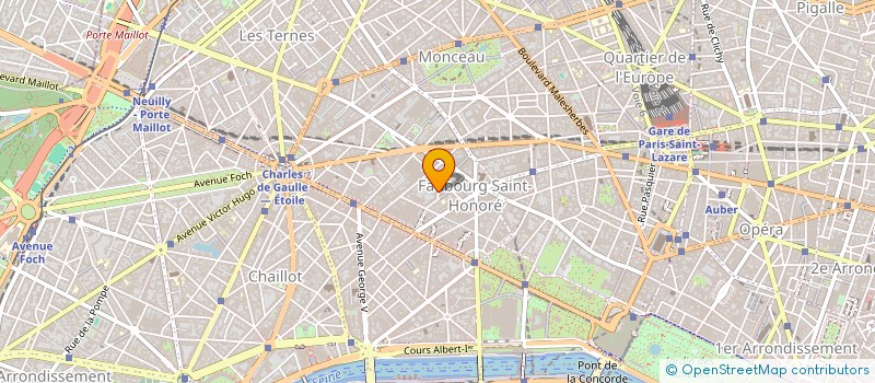 localisation de l'entreprise MADAME MICHELE NAHON  PARIS