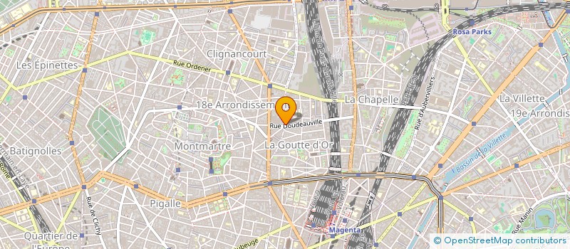 localisation de l'entreprise MADAME MICHELE NGO MBOCK  PARIS