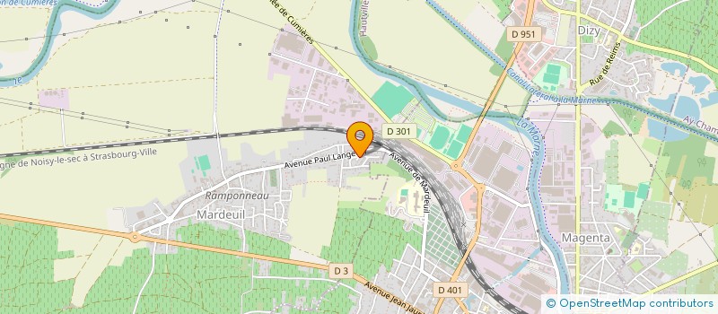 localisation de l'entreprise MADAME MICHELE PAGEOT  MARDEUIL