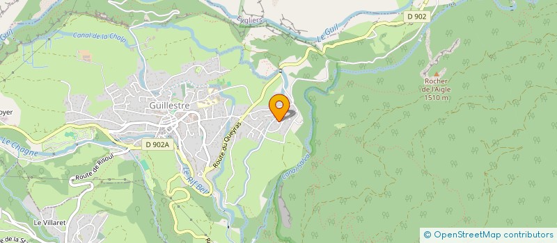 localisation de l'entreprise MADAME MICHELE PALAYER  GUILLESTRE