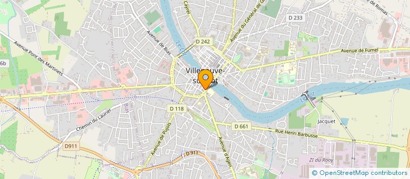 localisation de l'entreprise MADAME MICHELE PAQUEREAU  VILLENEUVE-SUR-LOT