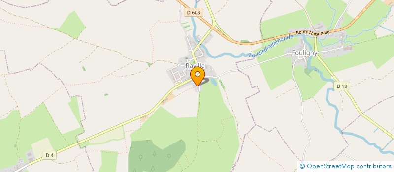 localisation de l'entreprise MADAME MICHELE PARIENTE  RAVILLE