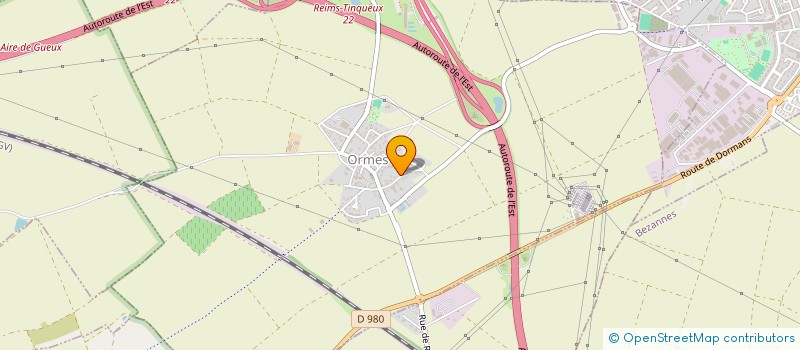 localisation de l'entreprise MADAME MICHELE PARMANTIER  ORMES