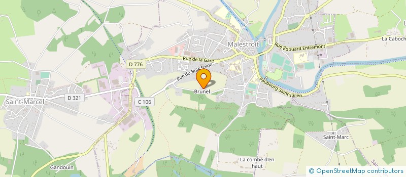 localisation de l'entreprise MADAME MICHELE PASTANT  MALESTROIT