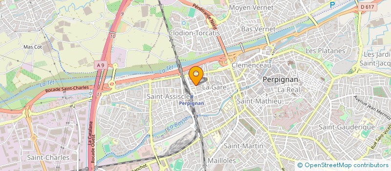 localisation de l'entreprise MADAME MICHELE PEAN  PERPIGNAN