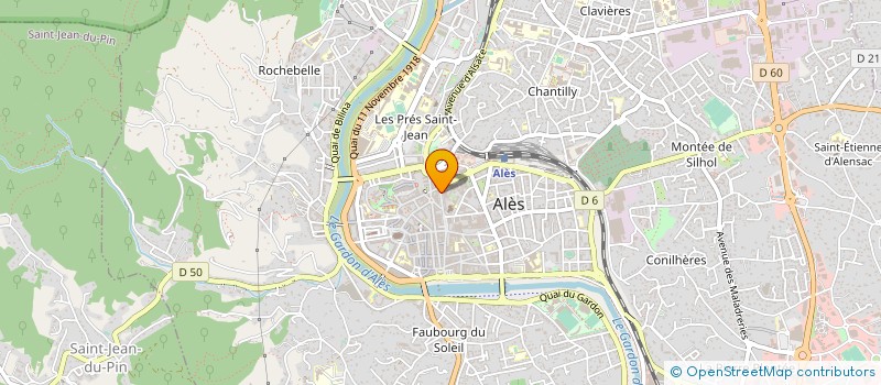 localisation de l'entreprise MADAME MICHELE PEREZ  ALES