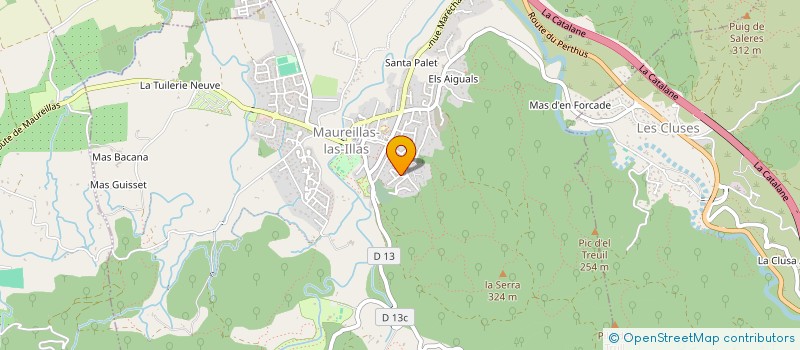 localisation de l'entreprise MADAME MICHELE PERRICHON  MAUREILLAS-LAS-ILLAS