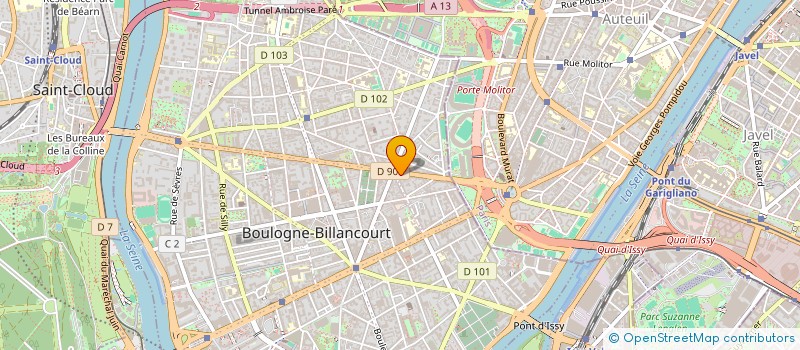 localisation de l'entreprise MADAME MICHELE PERRIN à BOULOGNE-BILLANCOURT