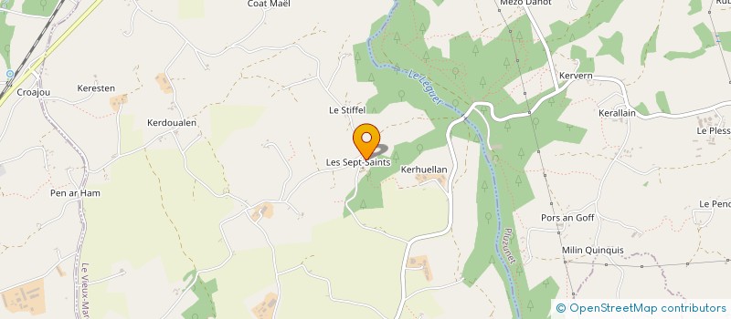 localisation de l'entreprise MADAME MICHELE PERRON  LE VIEUX-MARCHE