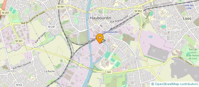 localisation de l'entreprise MADAME MICHELE PERSYN à HAUBOURDIN