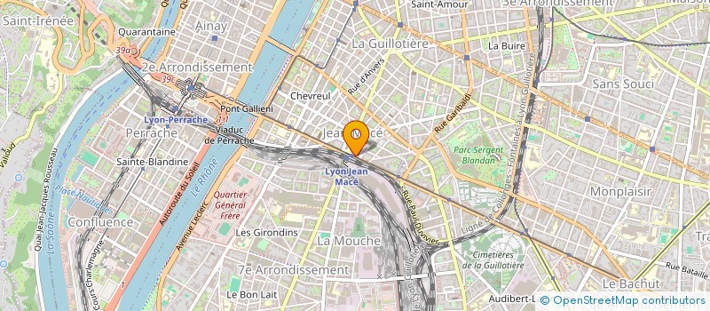 localisation de l'entreprise MADAME MICHELE PETITCOLIN  LYON