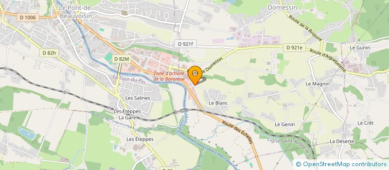 localisation de l'entreprise MADAME MICHELE PHILIPPE  DOMESSIN