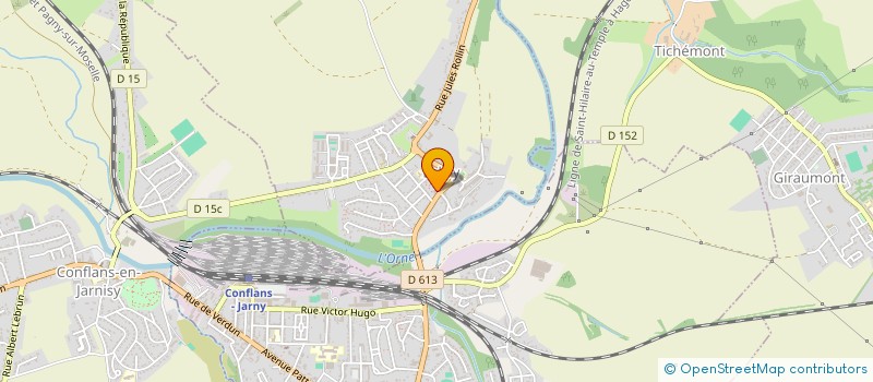 localisation de l'entreprise MADAME MICHELE PICARD  VAL DE BRIEY