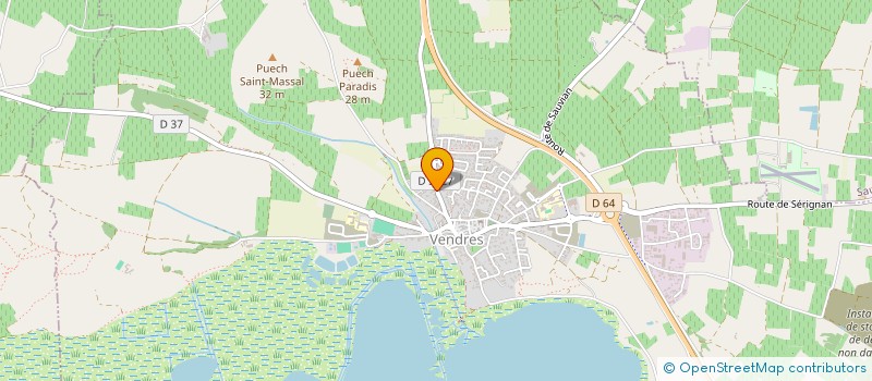 localisation de l'entreprise MADAME MICHELE PLANTAVIN  VENDRES