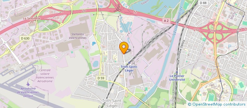 localisation de l'entreprise MADAME MICHELE PRAVISANI  TRITH-SAINT-LEGER