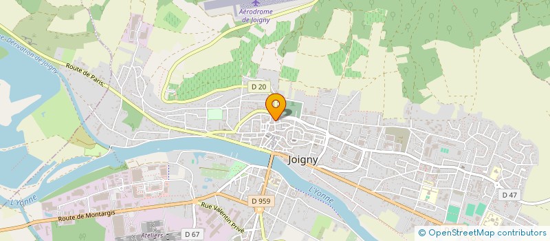 localisation de l'entreprise MADAME MICHELE PRIN à JOIGNY