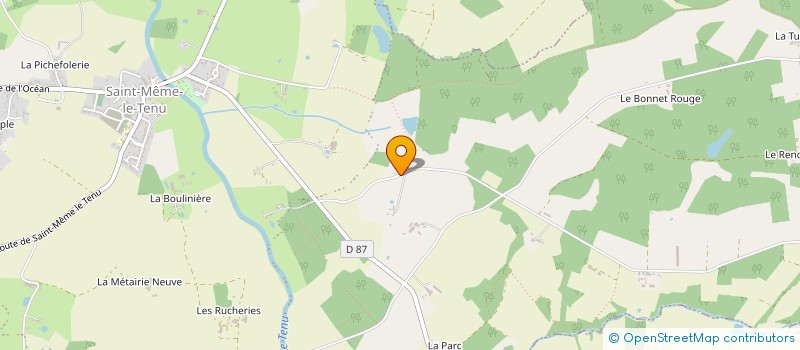 localisation de l'entreprise MADAME MICHELE PRIOUL  MACHECOUL-SAINT-MEME