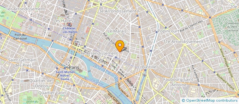 localisation de l'entreprise MADAME MICHELE PUGET  PARIS