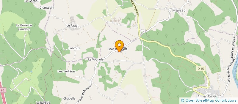 localisation de l'entreprise MADAME MICHELE PUX  SAINT-SOZY