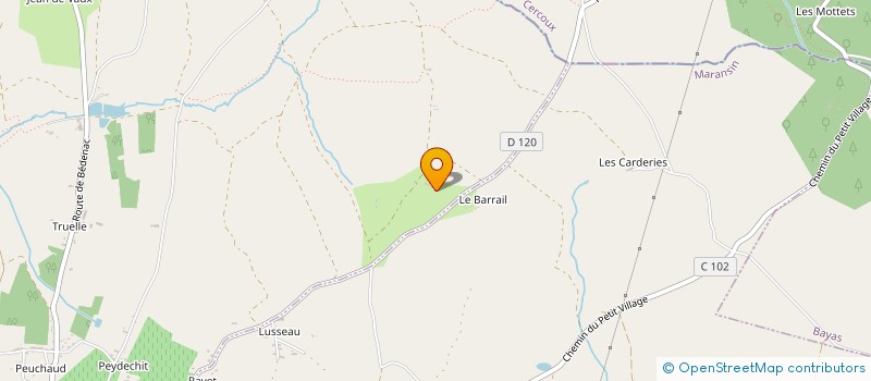 localisation de l'entreprise MADAME MICHELE QUAGLIAROLI  LAPOUYADE