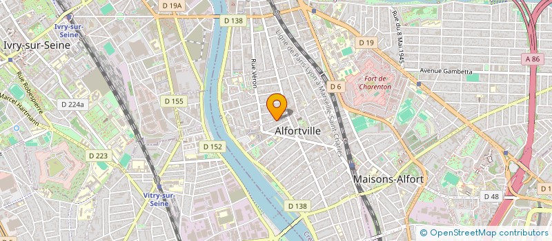 localisation de l'entreprise MADAME MICHELE QYEYREL à ALFORTVILLE