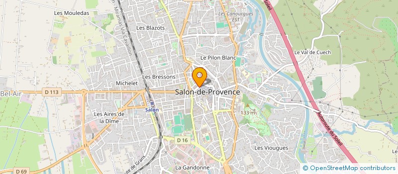 localisation de l'entreprise MADAME MICHELE RAMBAUD  SALON-DE-PROVENCE