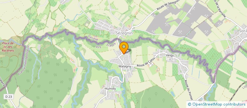 localisation de l'entreprise MADAME MICHELE RAPP  VIRY