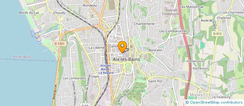 localisation de l'entreprise MADAME MICHELE REGEOLE  AIX-LES-BAINS