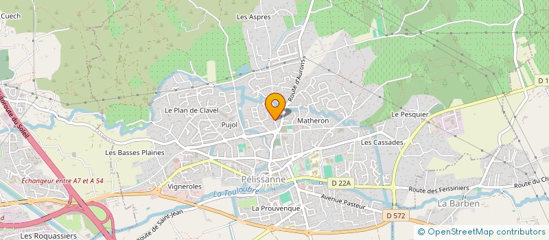 localisation de l'entreprise MADAME MICHELE REMER  PELISSANNE