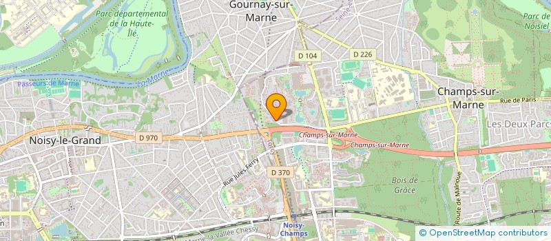 localisation de l'entreprise MADAME MICHELE RENDON FERRO  CHAMPS-SUR-MARNE