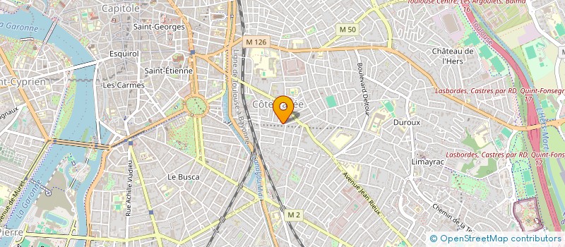 localisation de l'entreprise MADAME MICHELE RESSEGUIER  TOULOUSE