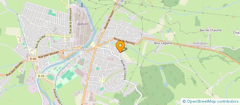 localisation de l'entreprise MADAME MICHELE RIBEIRO-FERNANDES  GUEUGNON